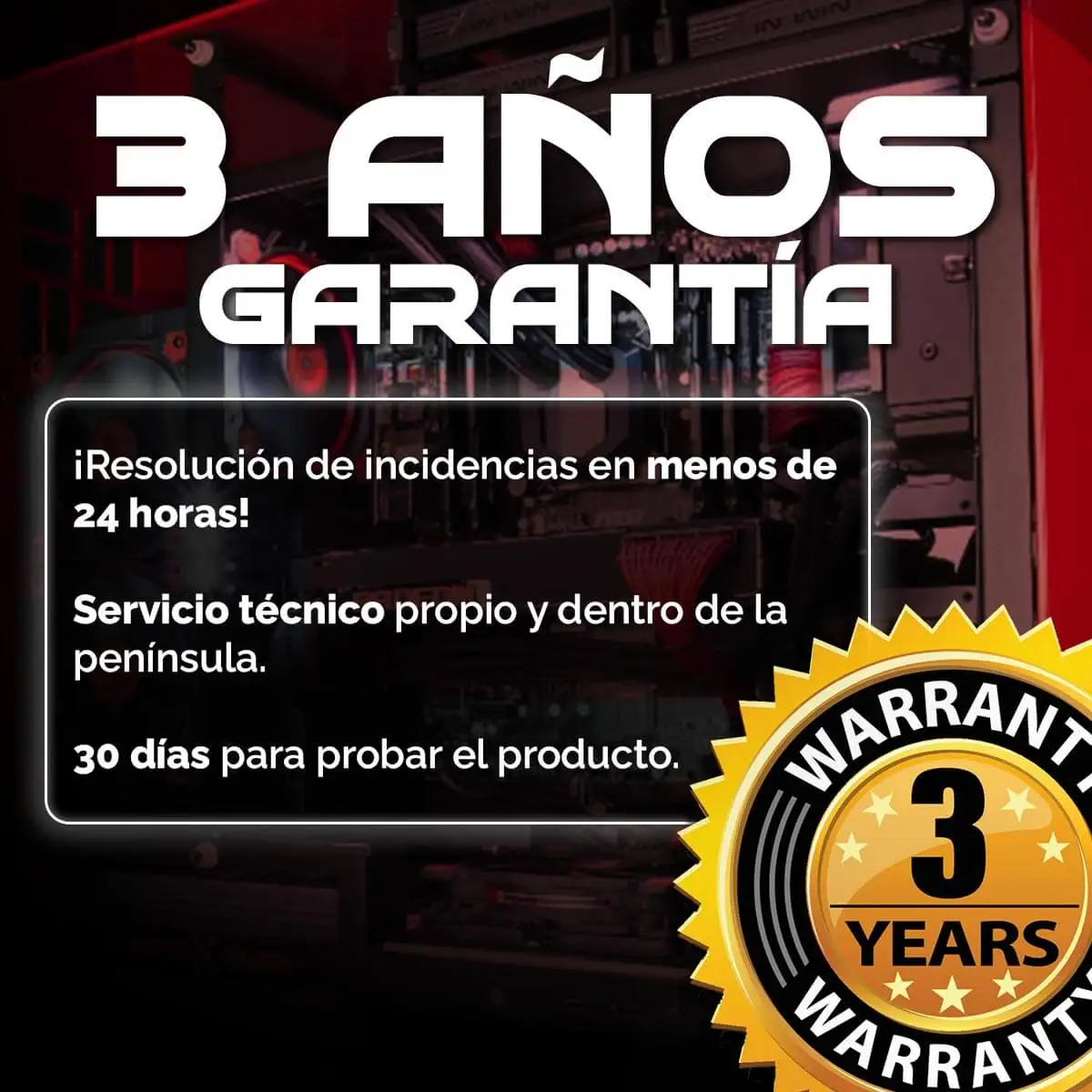 Pc racing pack office amd ryzen 3 3200g/16gb/1tb + 256gb ssd + gaming combo + windows 11 cheap gaming computer - Imagen 6