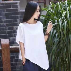 New Italy Designer women t-shirt retro bat-type t shirt girls casual fashion round neck t shirts female camisa chemise