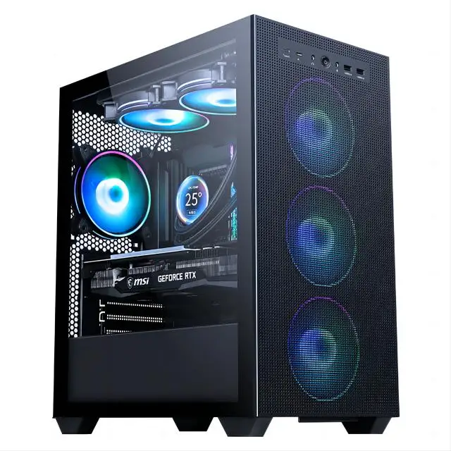 Aotesier gaming pc gamer E5 2680 v3 CPU with Rtx3050 RTX3060 16G/32G ram desktop pc computer core I9 cpu computadoras pc gamer - Imagen 4