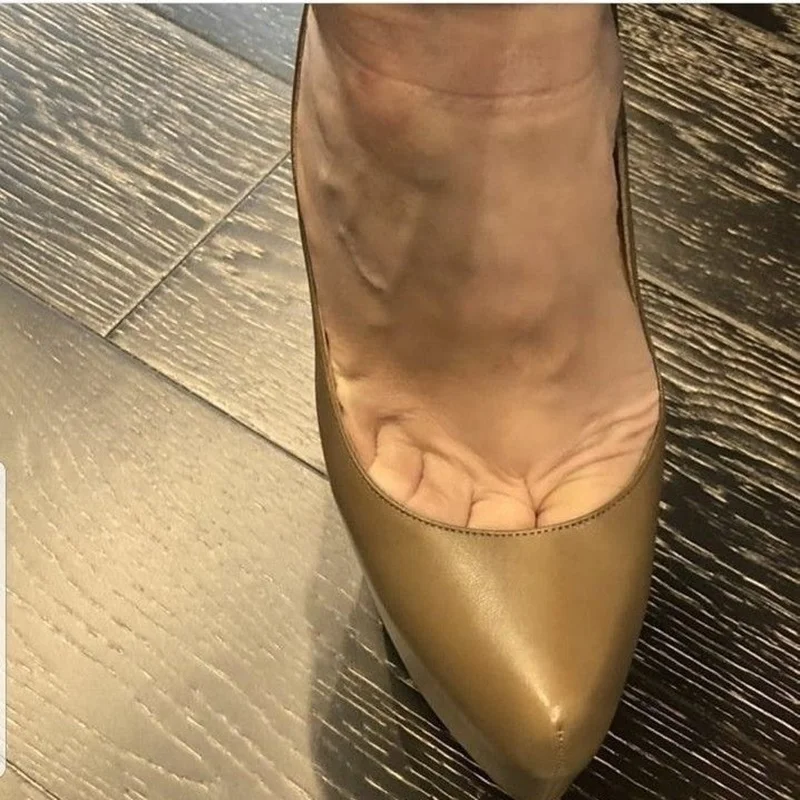 Black Slip On Platform Pumps Matte Thin High Heel Sexy Fashionable Cool Summer Casual Big Size Woman Shoes Zapatillas Mujer - Imagen 2