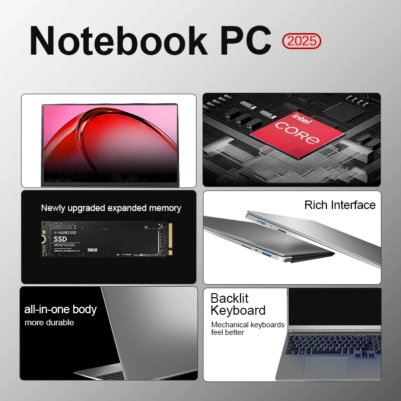 Xiaman 16" Gaming Laptop Intel Core i7 6700HQ NVIDIA GTX 1060 Win11 Pro Gamer PC 16GB DDR4 1TB SSD IPS Notebook Computer Laptops - Imagen 2