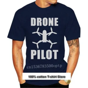 Camiseta de manga corta para hombres y mujeres, camisa de piloto de Drones, Robot, regalo de cumpleaños, traje de fiesta remoto