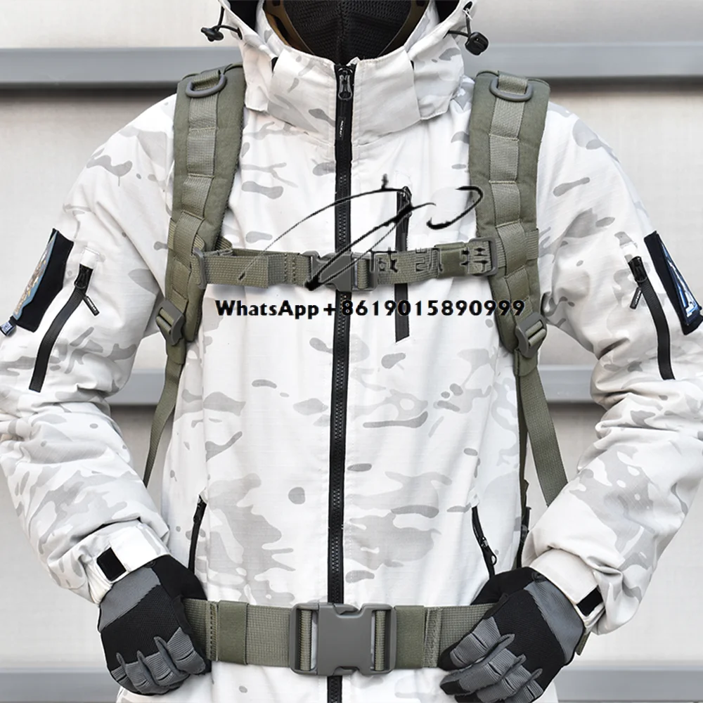 Products in Stock Nylon Fabric Molle Tactical Backpacks Waterproof Durable Light Weight Tactico Mochila for Outdoor Camping - Imagen 4