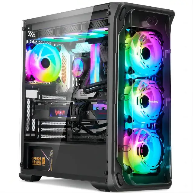 Aotesier gaming pc gamer E5 2680 v3 CPU with Rtx3050 RTX3060 16G/32G ram desktop pc computer core I9 cpu computadoras pc gamer - Imagen 2