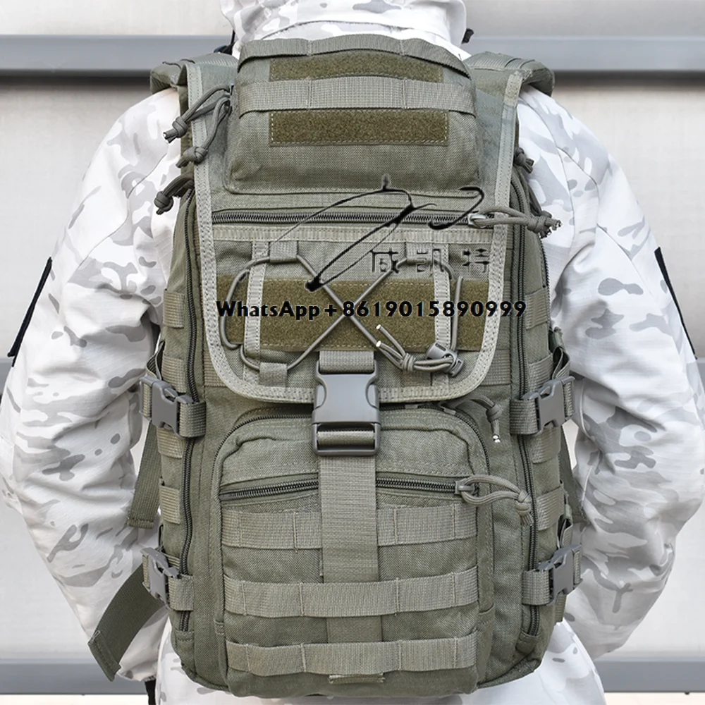 Products in Stock Nylon Fabric Molle Tactical Backpacks Waterproof Durable Light Weight Tactico Mochila for Outdoor Camping - Imagen 5