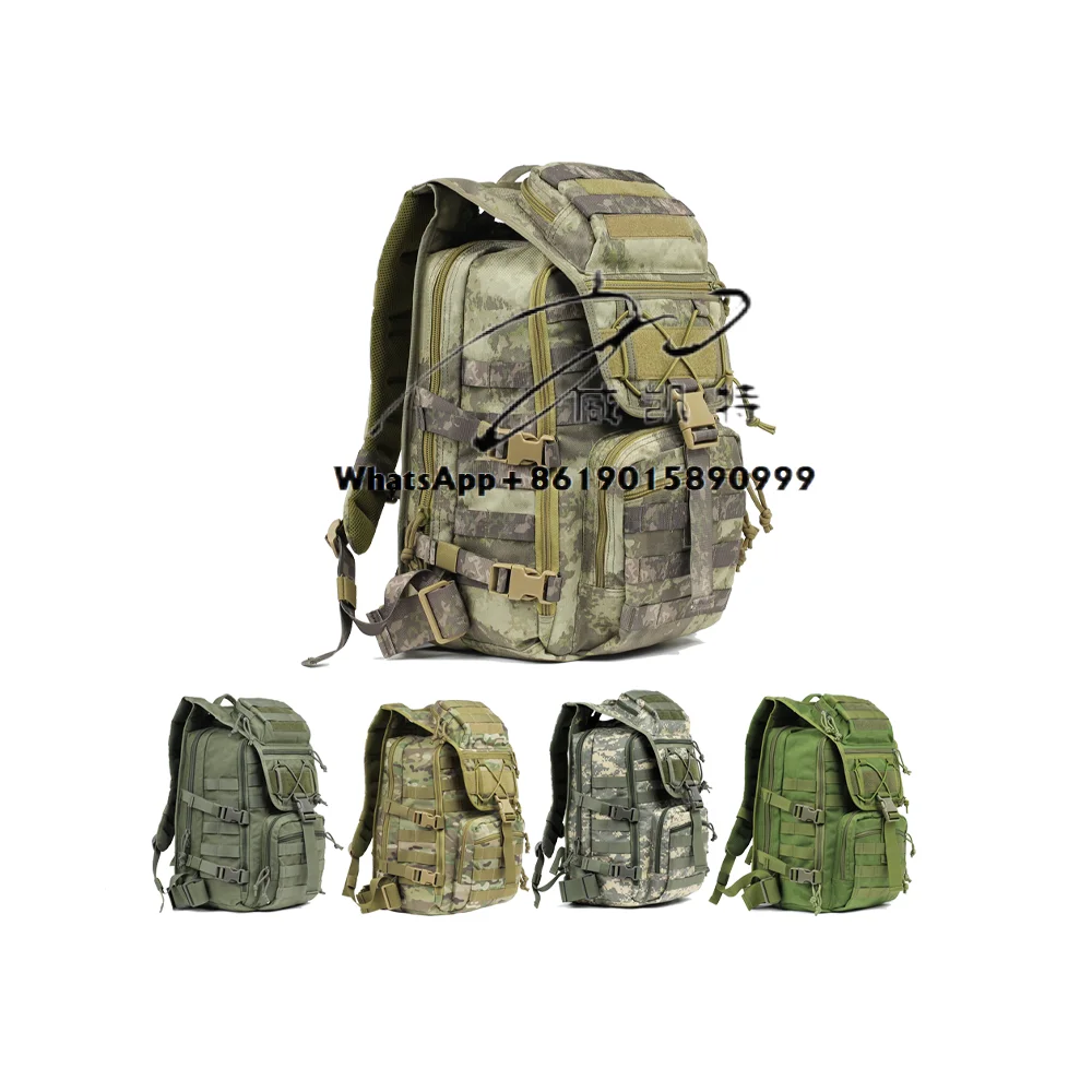 Products in Stock Nylon Fabric Molle Tactical Backpacks Waterproof Durable Light Weight Tactico Mochila for Outdoor Camping - Imagen 2